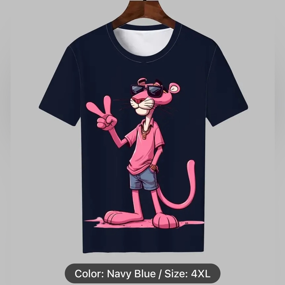 Pink Panther Graphic T-Shirt - Picture 2 of 3